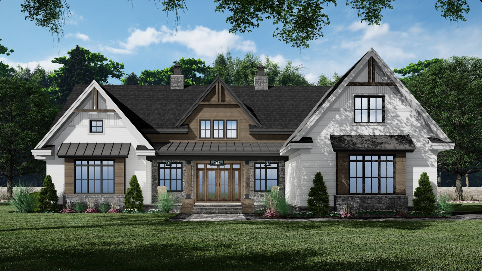 D7371-A Wood Haven House Plan