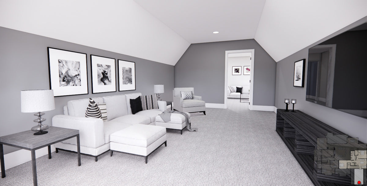 Meadow Ridge House Plan - Living Room 1