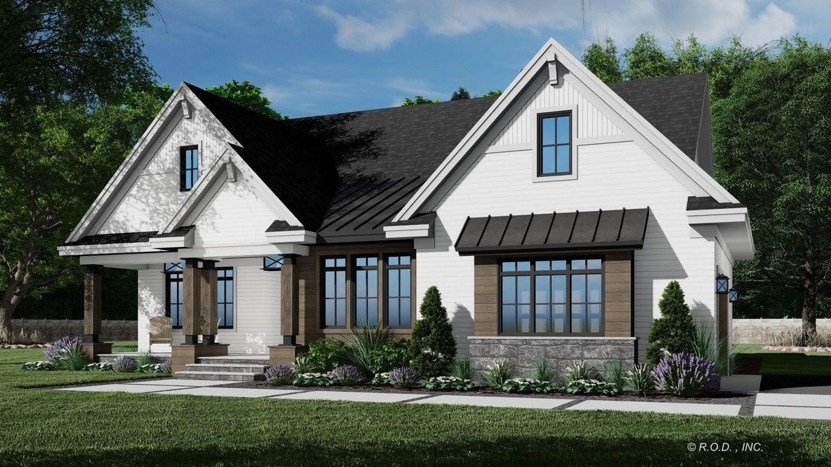 Cedar Heights House Plan-Front View