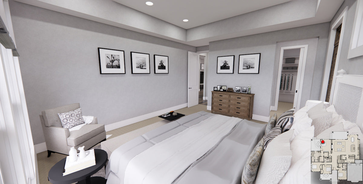 Danbury House Plan - Bedroom