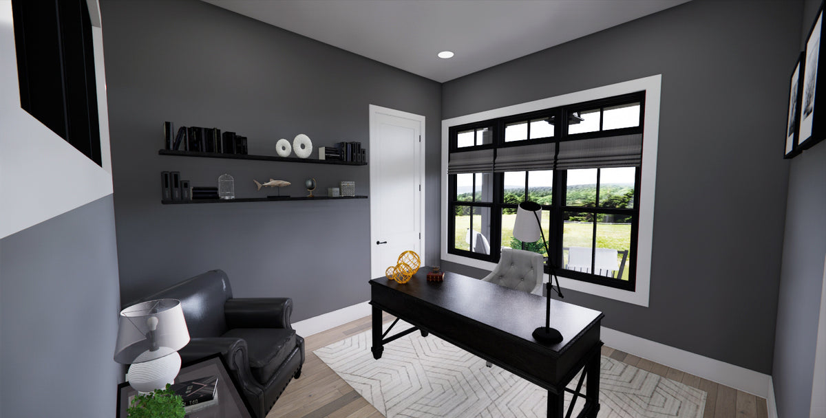 Elegant 4-Bedroom Luxury Home Plan with Bonus Room and Split Layout