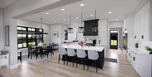 D7372-A Autumn Ridge House Dining, Eating Bar and Kitchen