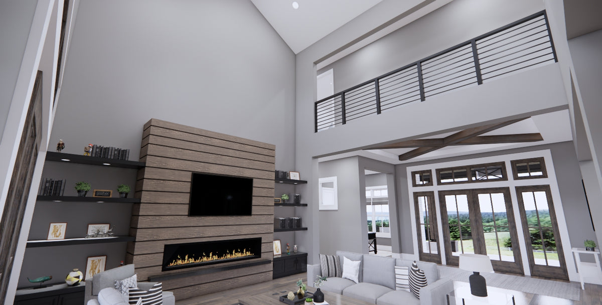Cedar Hollow Living Room House Plan 