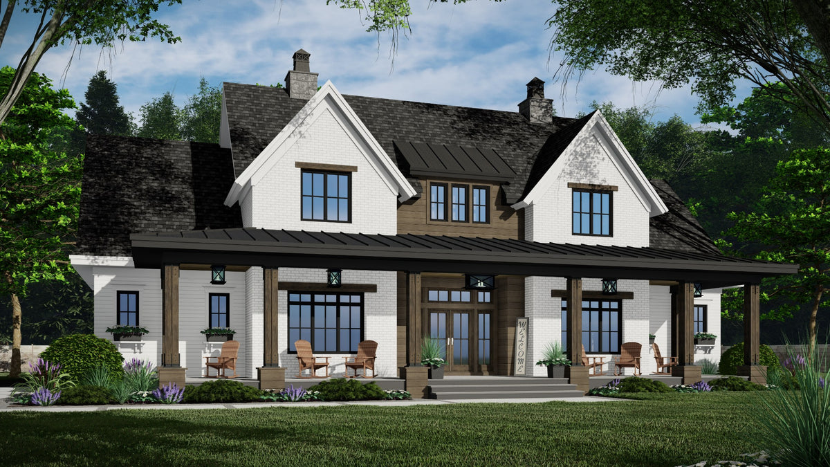 Cedar Hollow House Plan Front 