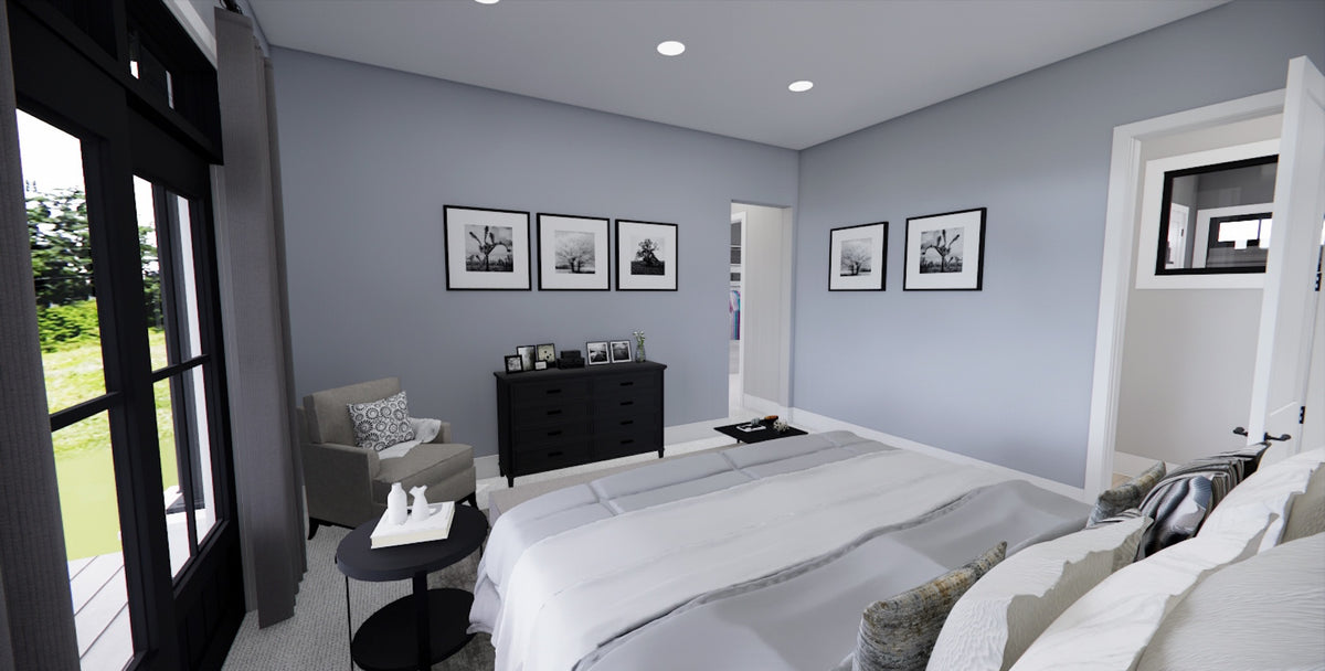 D7372-A Autumn Ridge House Master Bedroom