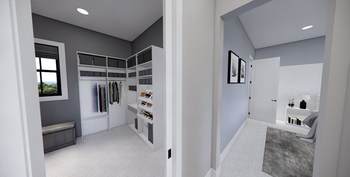 D7372-A Autumn Ridge House Walk in Closet