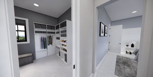 D7372-A Autumn Ridge House Walk in Closet
