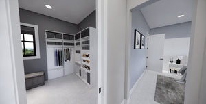 D7374-A Cedar Hollow House Master Bedroom