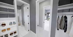 D7374-A Cedar Hollow House Master Walk in Closet