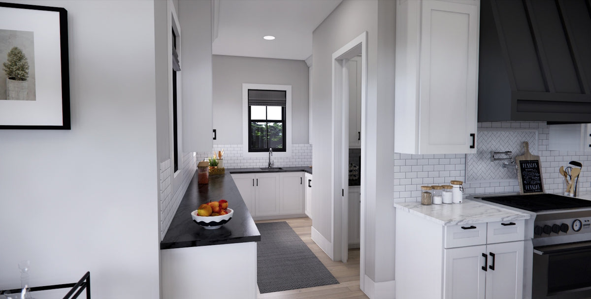 D7372-A Autumn Ridge House Prep Kitchen