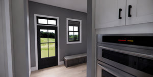 D7374-A Cedar Hollow House Mud Room