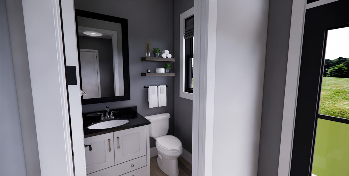 D7372-A Autumn Ridge House Powder Room