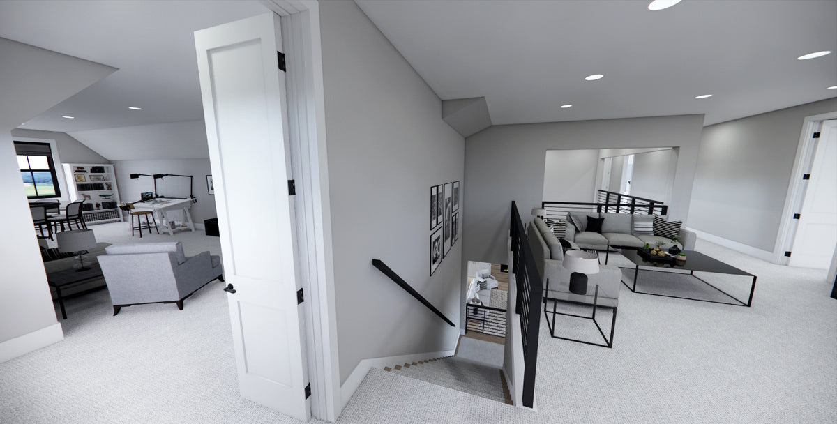 D7374-A Cedar Hollow House Loft