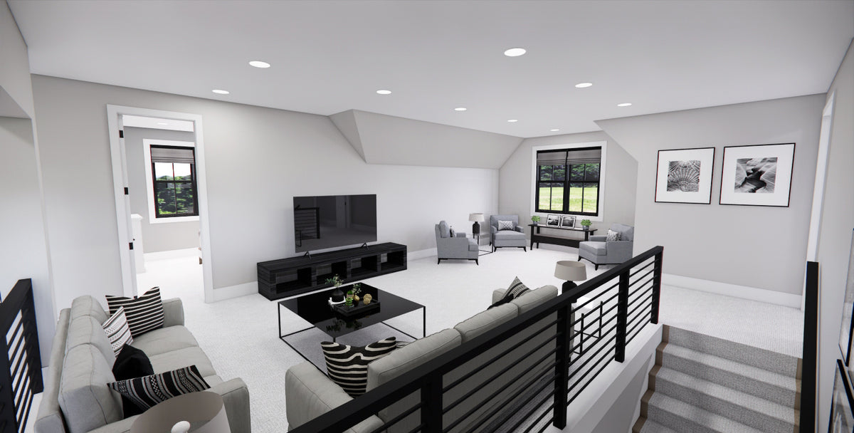 D7374-A Cedar Hollow House Loft