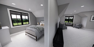 D7372-A Autumn Ridge House Bedroom 1