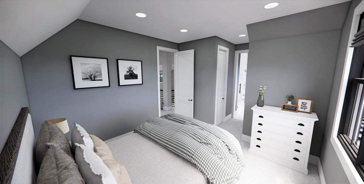 D7374-A Cedar Hollow House Bedroom 1