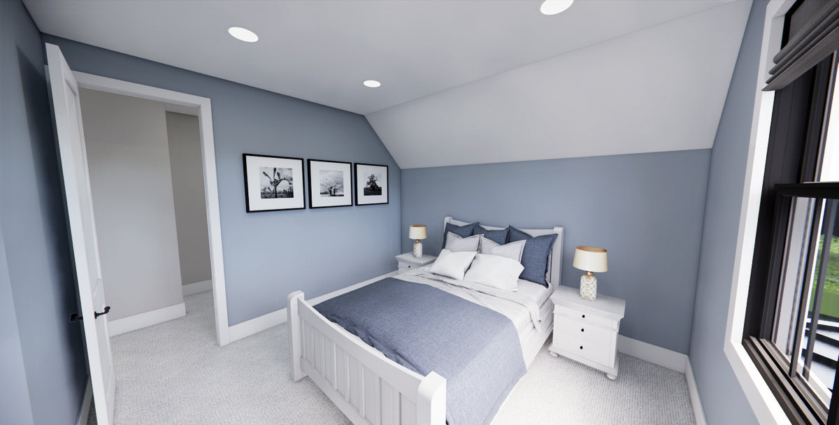 D7374-A Cedar Hollow House Bedroom 2