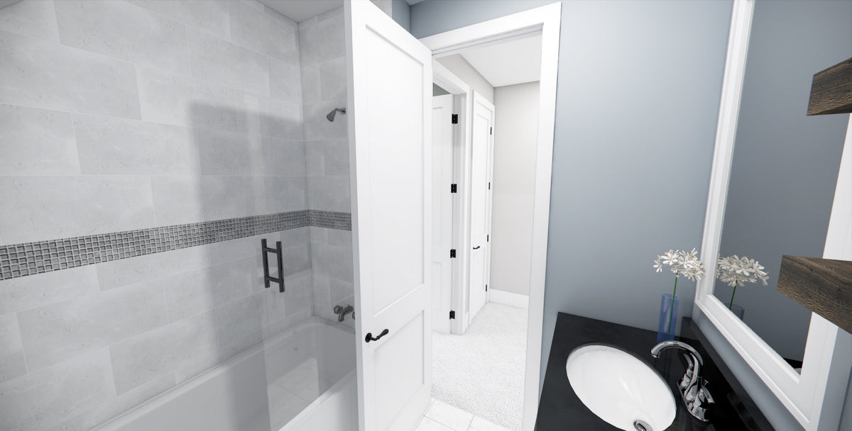 D7374-A Cedar Hollow House Bedrooom 3 Bath