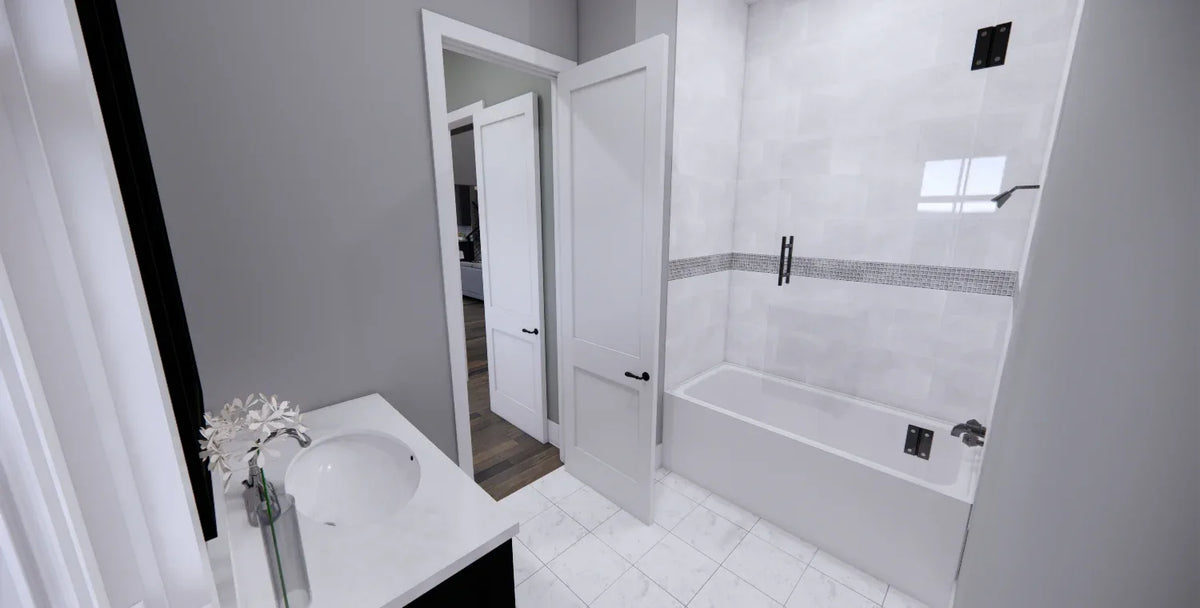 D7370-A Stone Haven House Guest Suite Bath