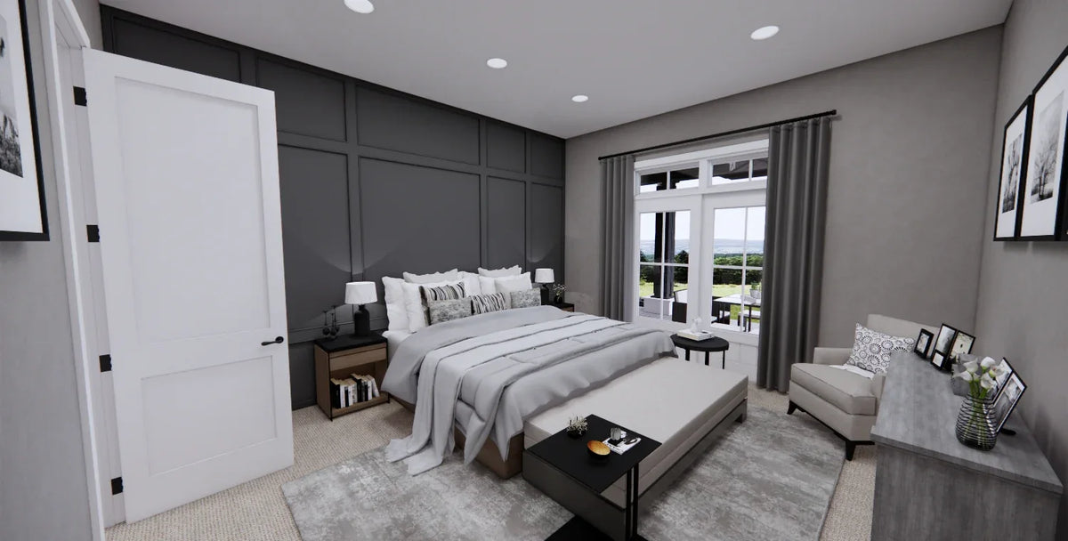 D7370-A Stone Haven House Master Bedroom