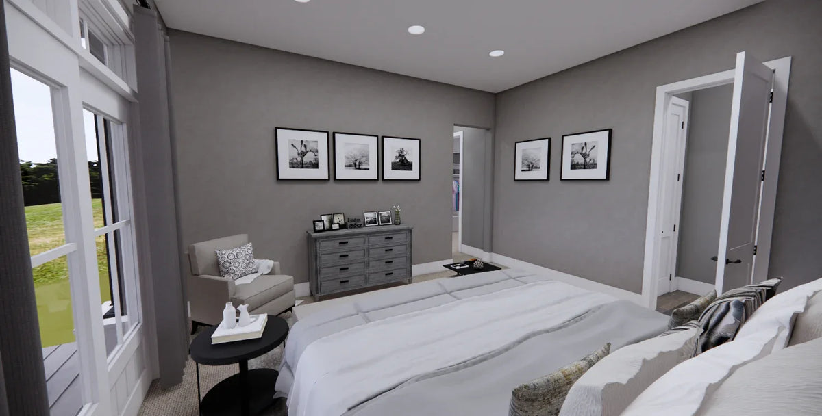 D7370-A Stone Haven House Master Bedroom