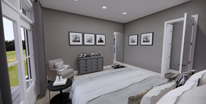 D7370-A Stone Haven House Master Bedroom