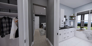 D7370-A Stone Haven House Master Bath