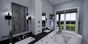 D7370-A Stone Haven House Master Bath