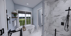 D7370-A Stone Haven House Master Bath