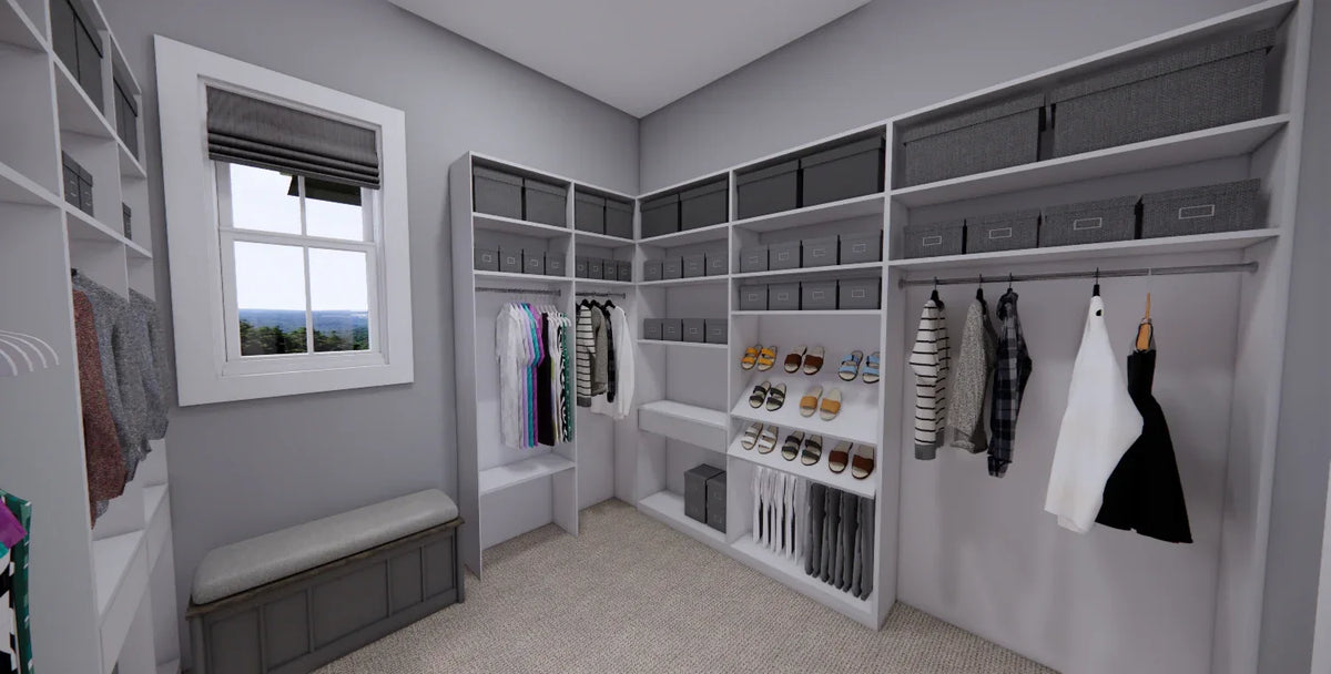 D7370-A Stone Haven House Master Walk in Closet