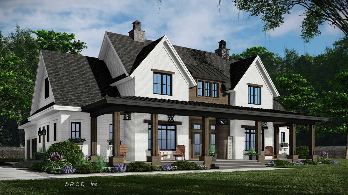 Spacious House Plan: 2,743 sq ft Family Haven