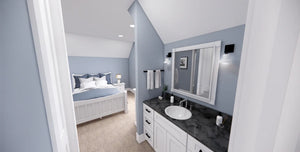 D7370-A Stone Haven House Jack and Jill Bathroom