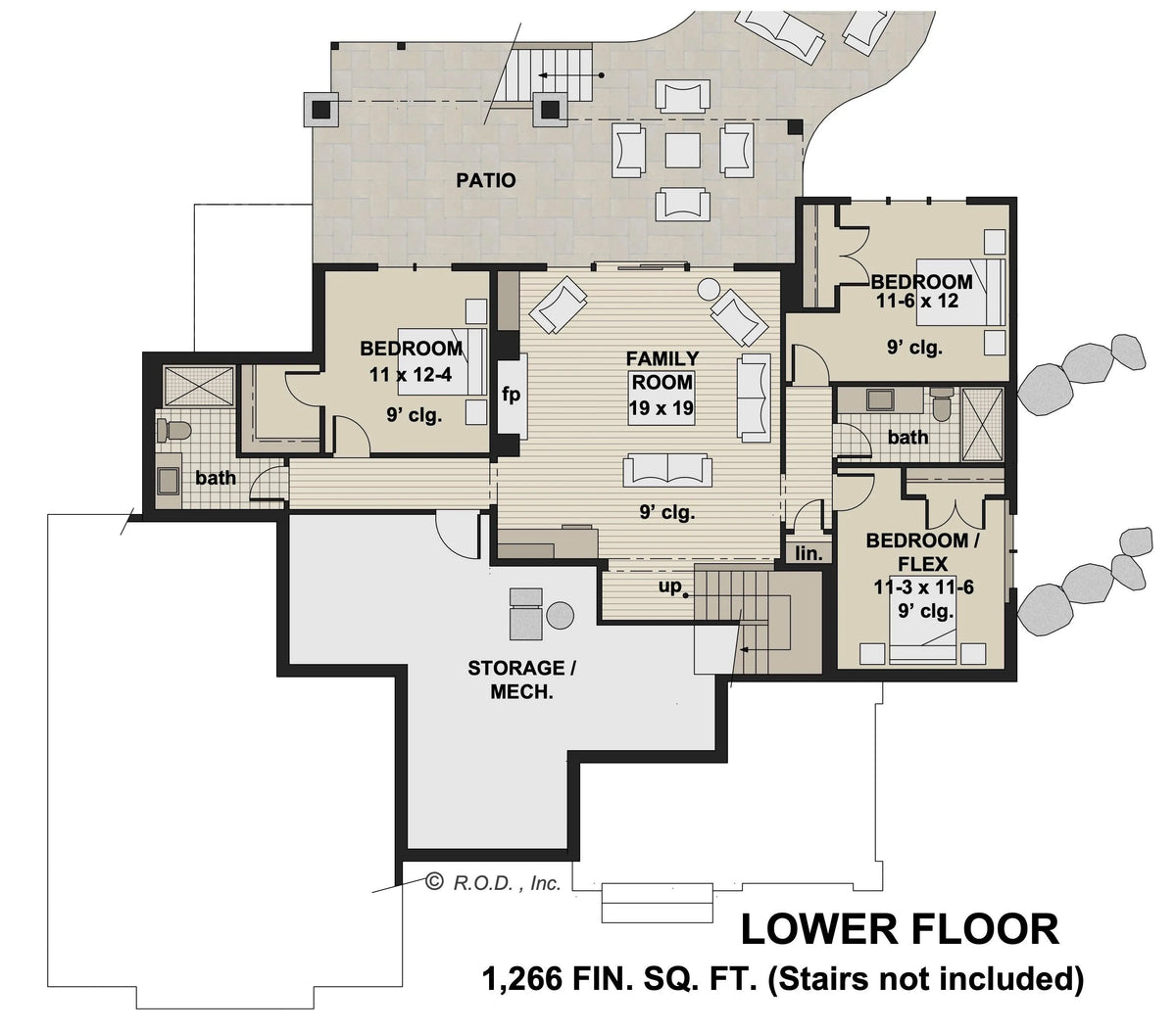 Aurora Borealis House Plan - Archival Designs House Plans, floor plan