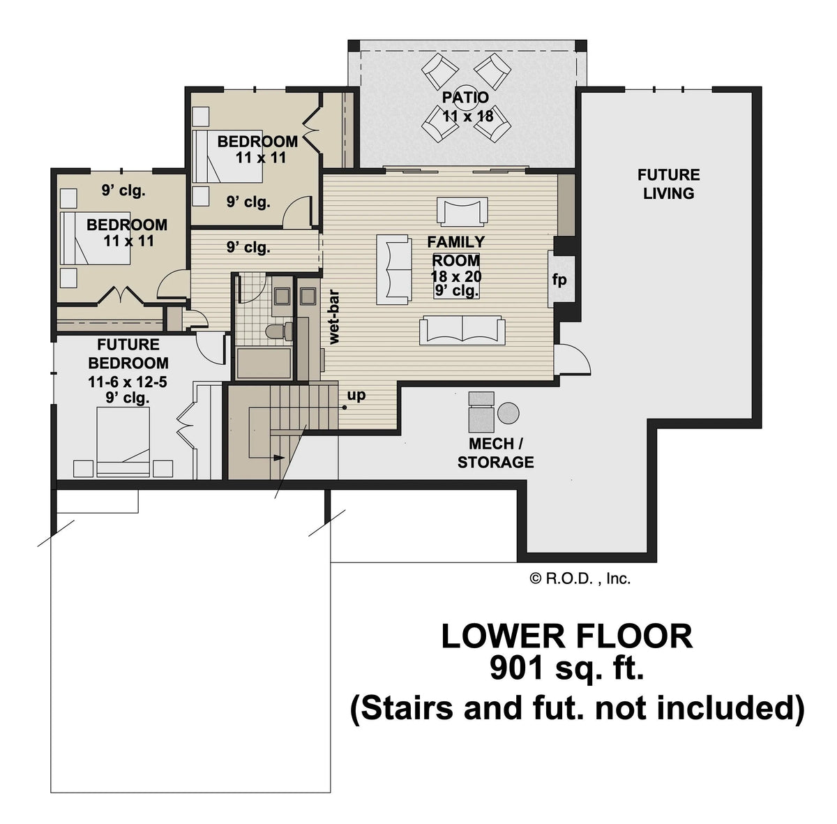 Southern Comfort Basement Floor Plan