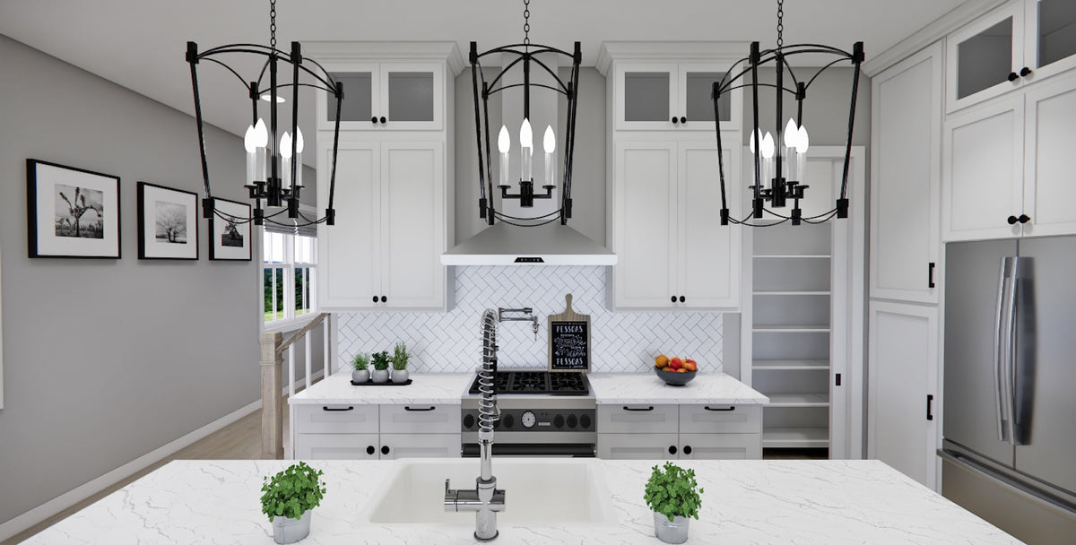 D7363-A Calhoun Falls House Kitchen