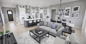 D7363-A Calhoun Falls House Living, Kitchen, Eating Bar and Dining