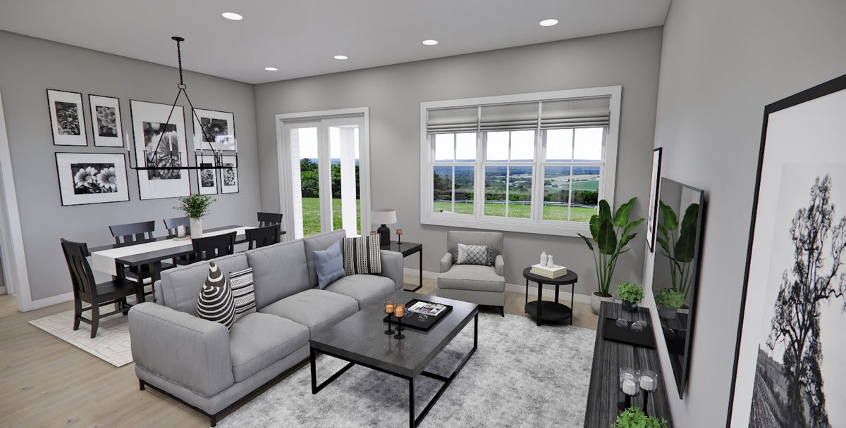 D7363-A Calhoun Falls House Living and Dining