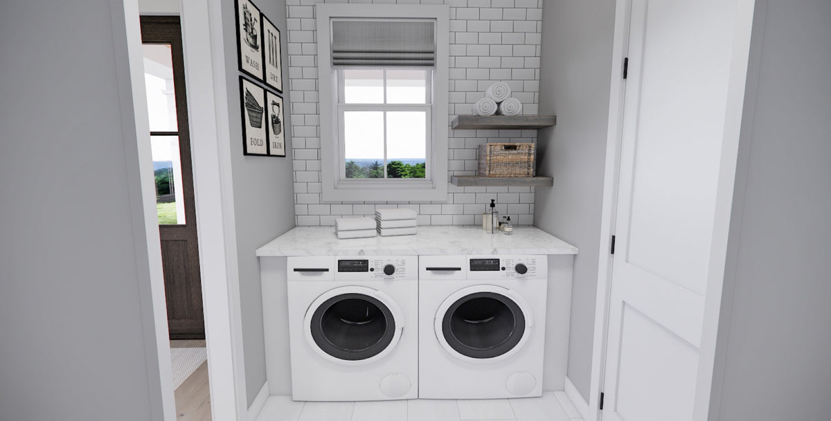 D7363-A Calhoun Falls House Laundry