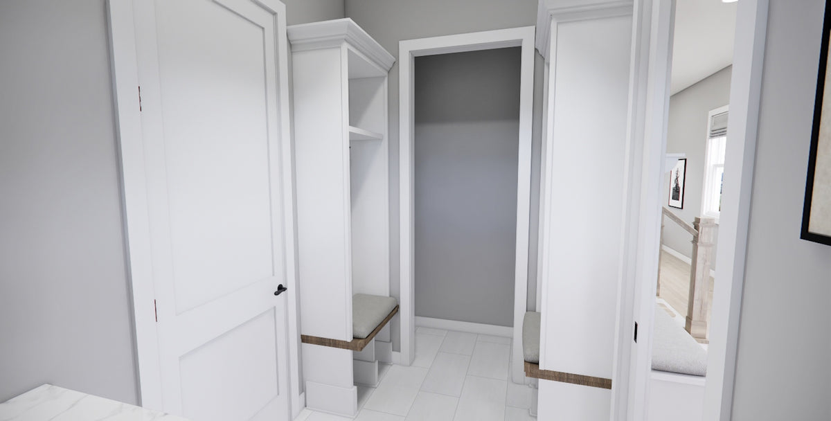 D7363-A Calhoun Falls House Mudroom