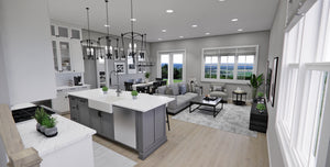 D7363-A Calhoun Falls House Eating Bar and Living