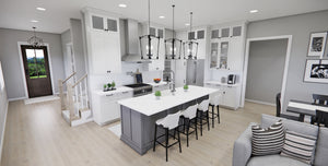 D7363-A Calhoun Falls House Kitchen and Eating Bar