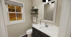 D7343-A Woodford House Powder Room