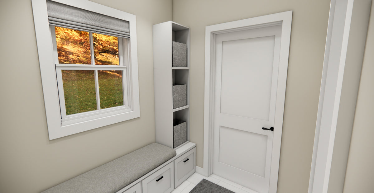 D7343-A Woodford House Mudroom