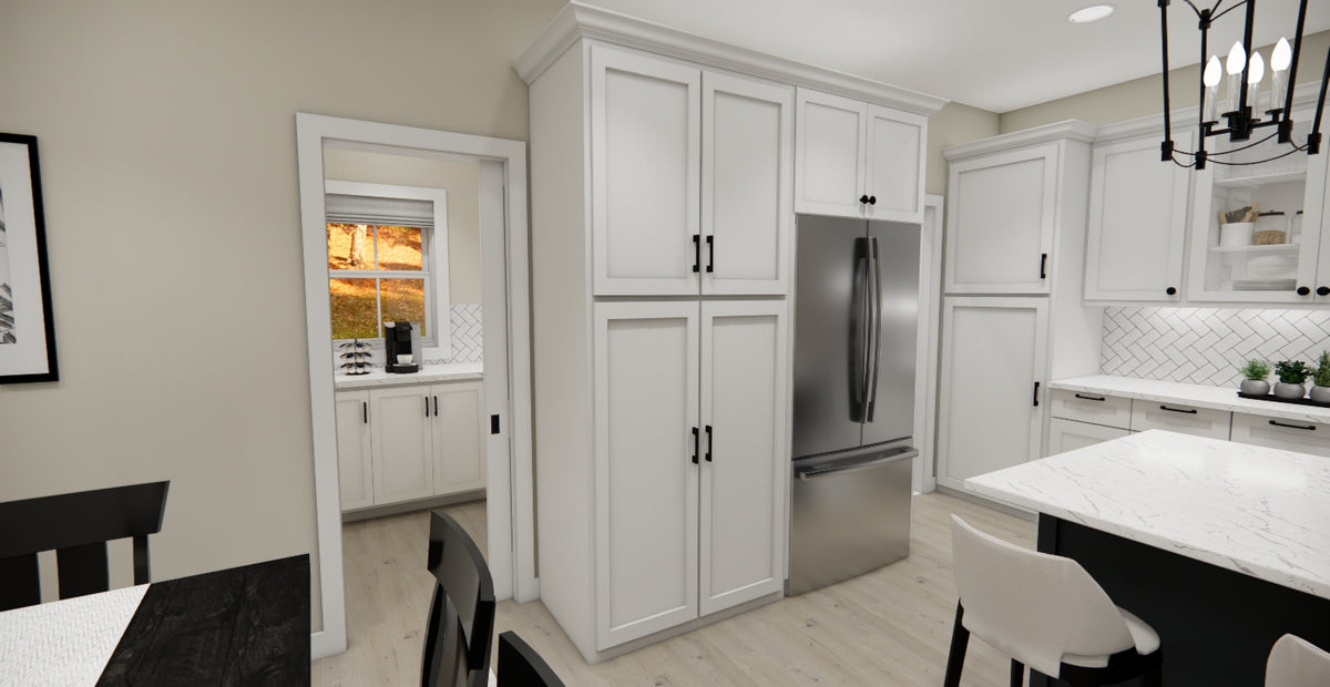 D7343-A Woodford House Kitchen and Pantry