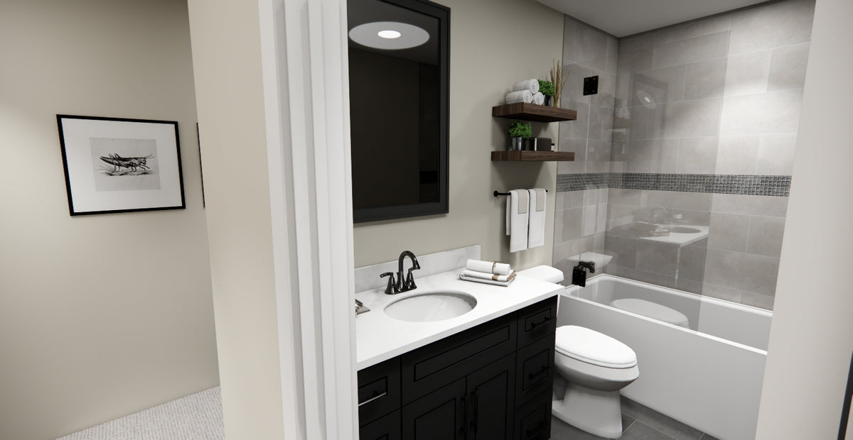 D7343-A Woodford House Second Floor Bathroom