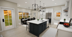 D7354-A Harlington House Eating Bar, Kitchen and Dining