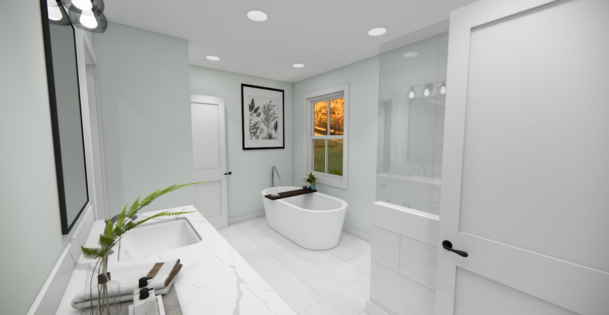 D7354-A Harlington House Master Bathroom