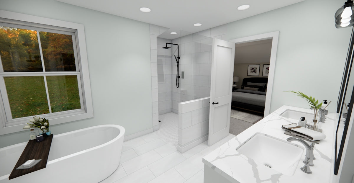 D7354-A Harlington House Master Bathroom