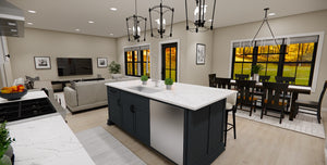 D7361-A Ridgewood House Eating Bar and Dining