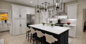 D7362-A Woodley House Kitchen and Eating Bar